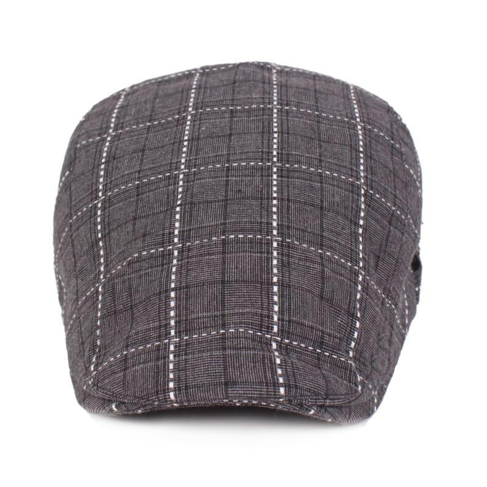 Glasgow Plaid Cotton Flat Cap