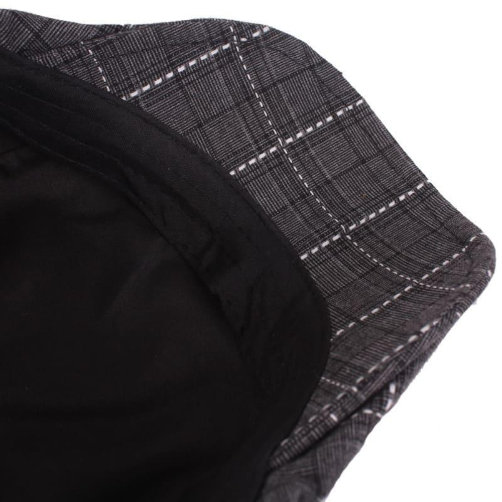 Glasgow Plaid Cotton Flat Cap