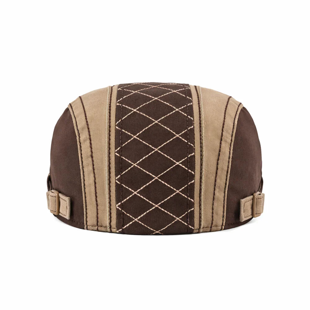 Norwich Quilted Cotton Flat Cap