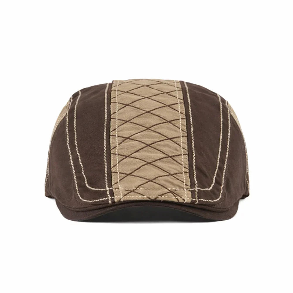 Norwich Quilted Cotton Flat Cap