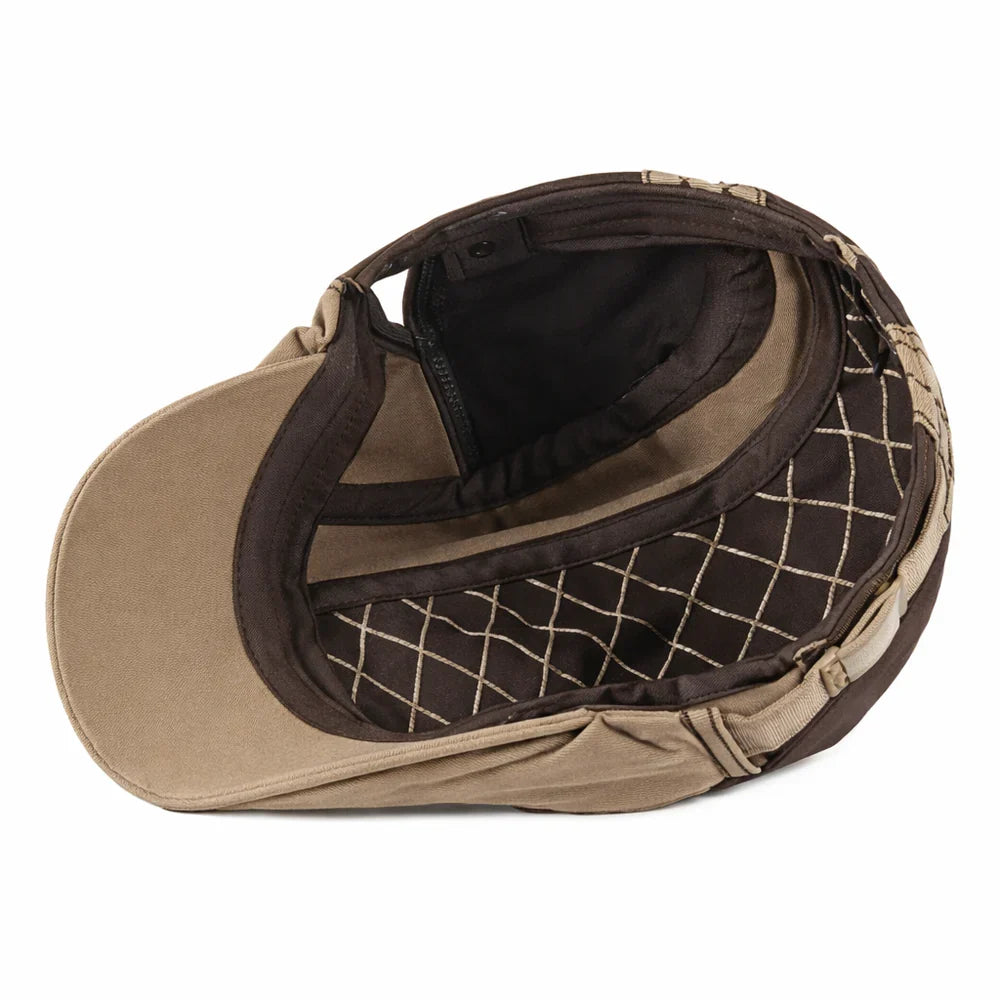 Norwich Quilted Cotton Flat Cap