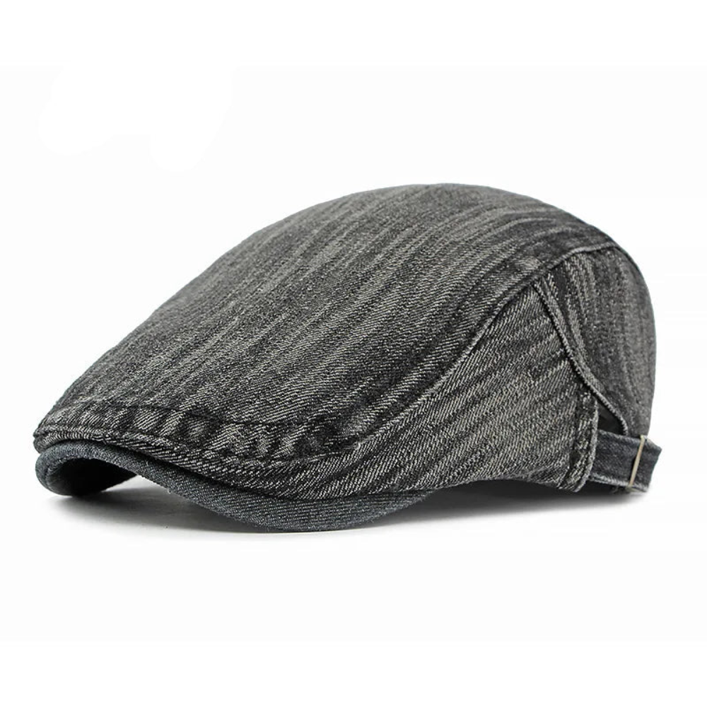 Brighton Vintage Denim Flat Cap