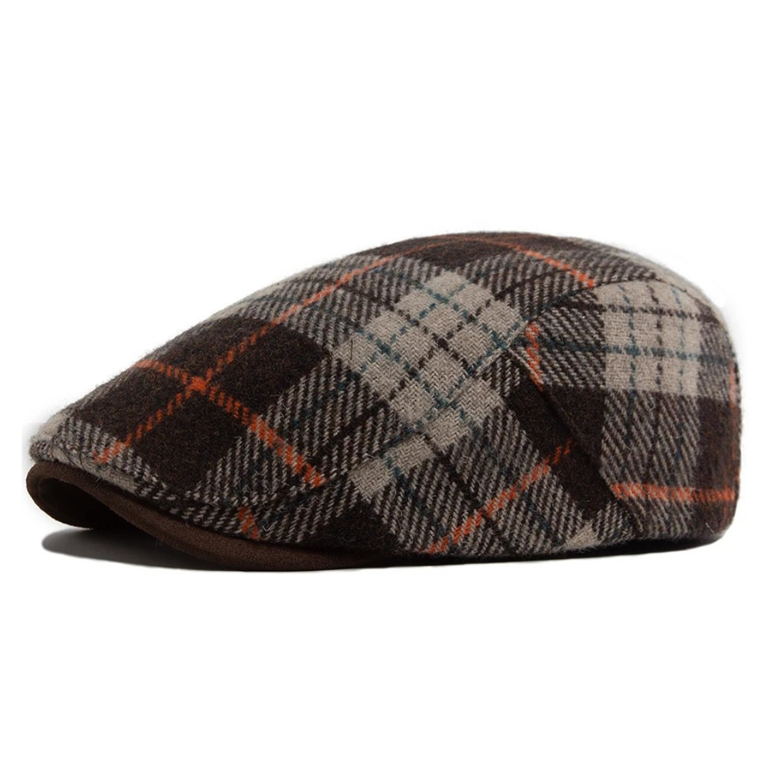 Buckingham Wool Flat Cap