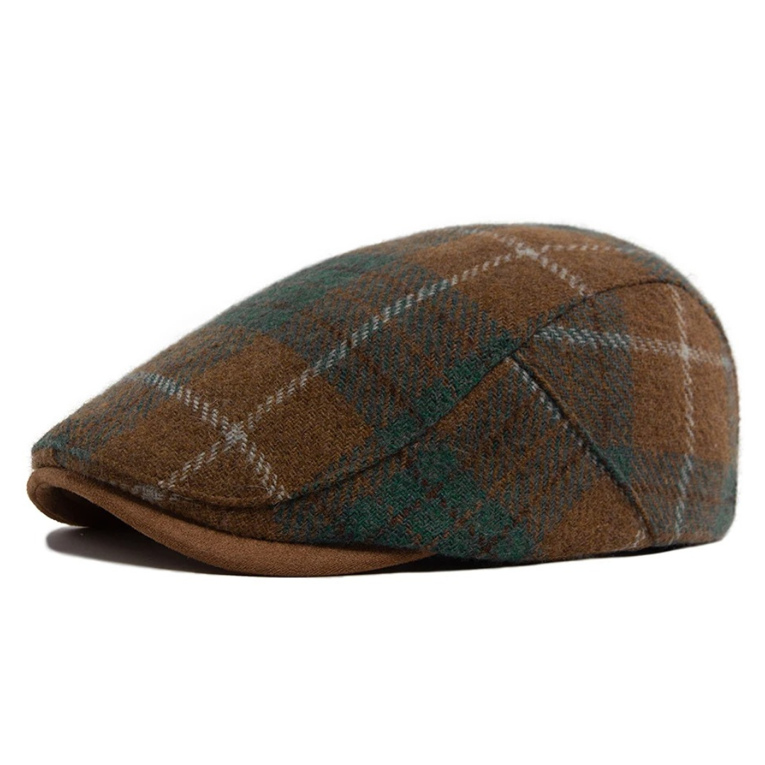 Buckingham Wool Flat Cap