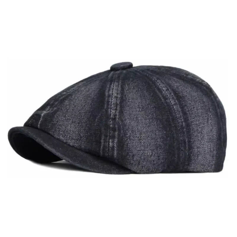 Ripon Denim Newsboy Cap