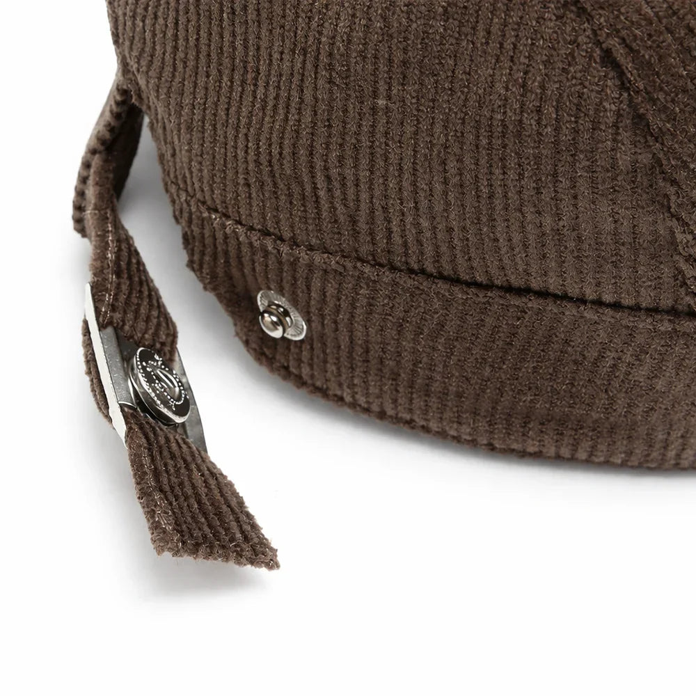 Lincoln Corduroy Flat Cap