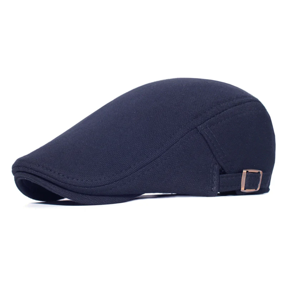 Exeter Organic Cotton Stretch Flat Cap