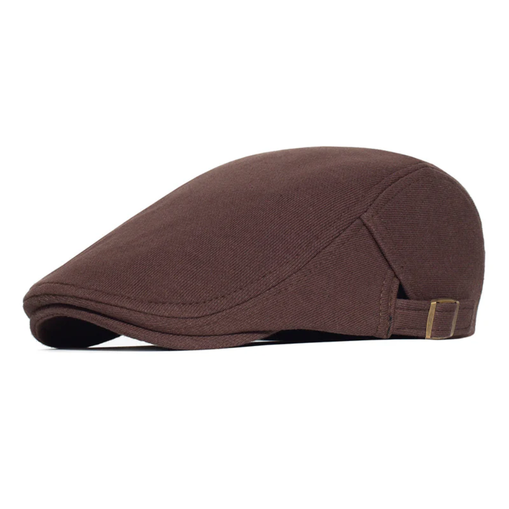 Exeter Organic Cotton Stretch Flat Cap