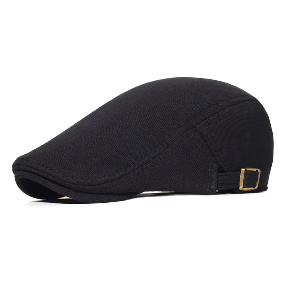 Exeter Organic Cotton Stretch Flat Cap