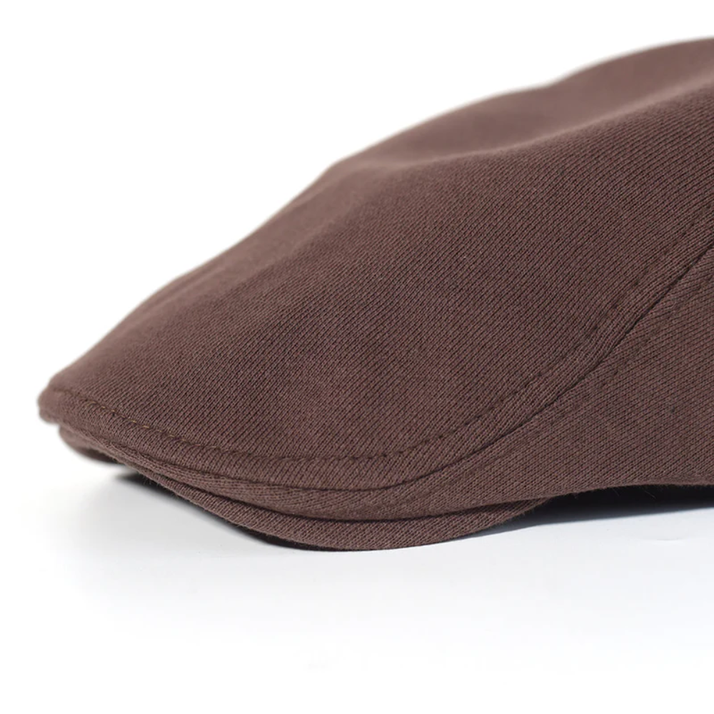 Exeter Organic Cotton Stretch Flat Cap