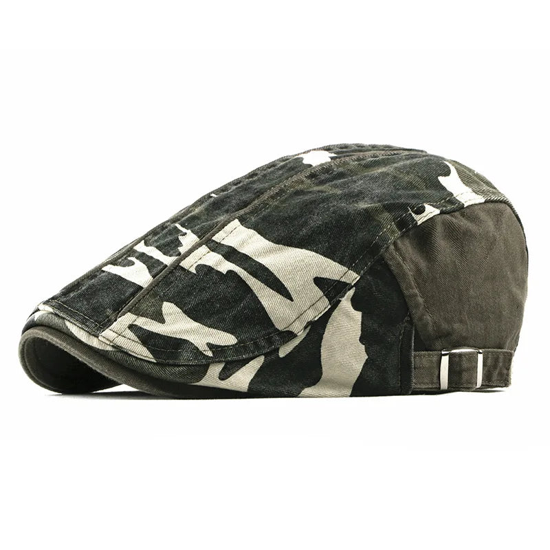 Windsor Camo Flat Cap