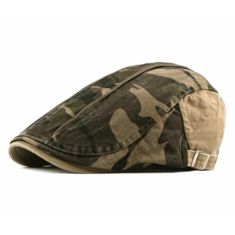 Windsor Camo Flat Cap