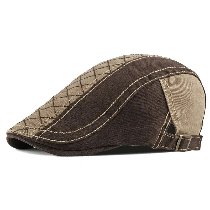 Norwich Quilted Cotton Flat Cap