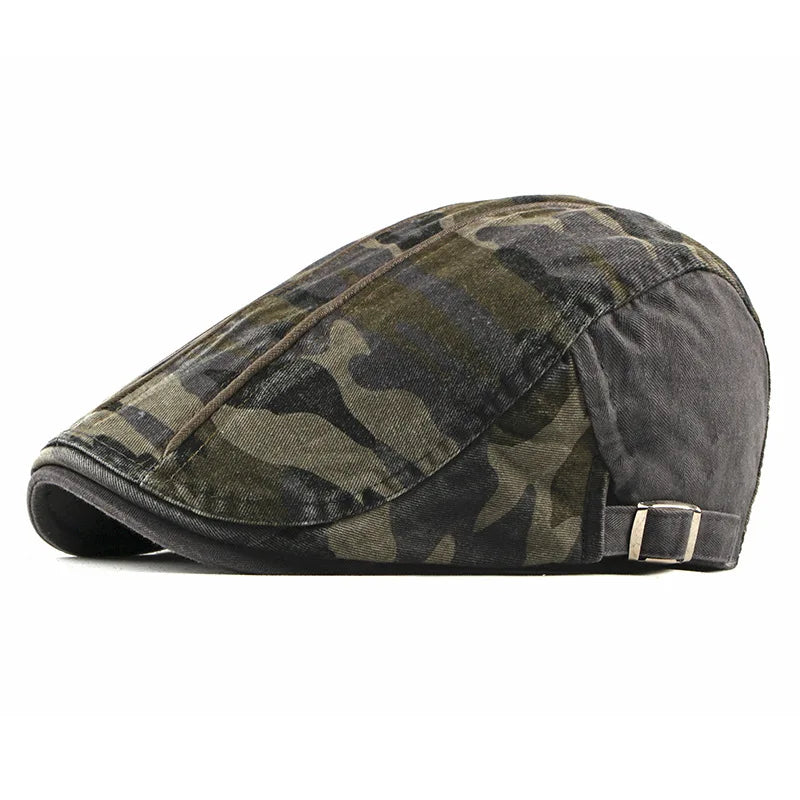 Windsor Camo Flat Cap
