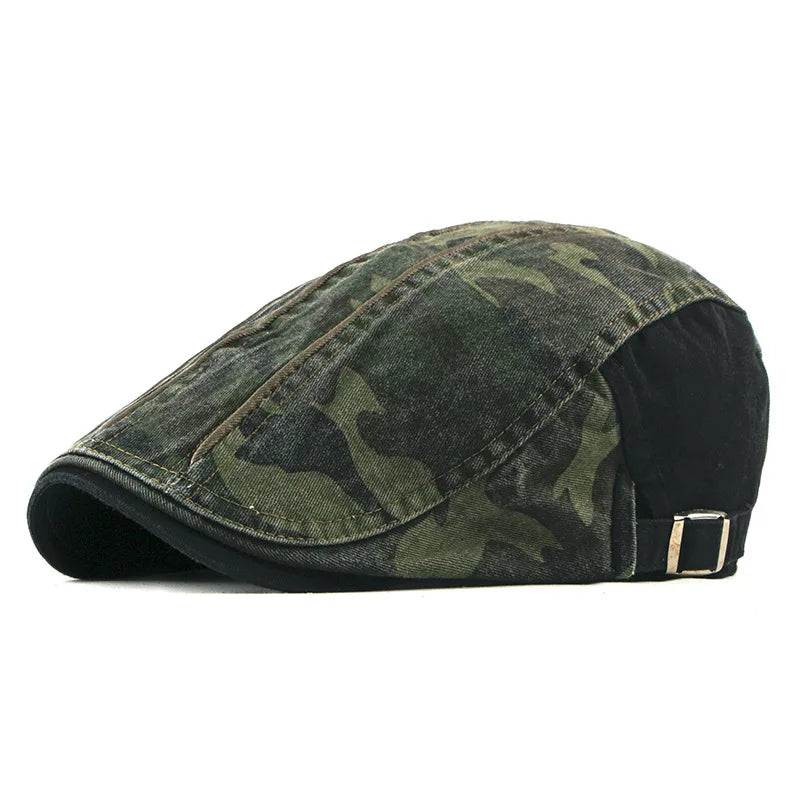 Windsor Camo Flat Cap