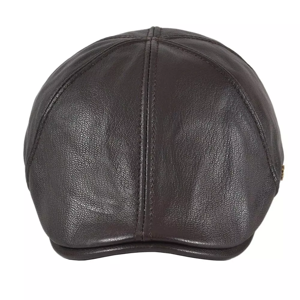 Winchester Genuine Leather Flat Cap