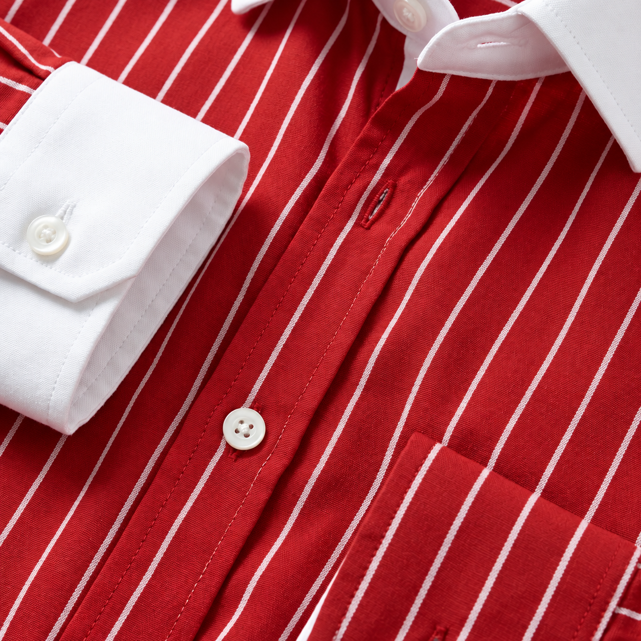Men's Cotton Striped Knit Shirt