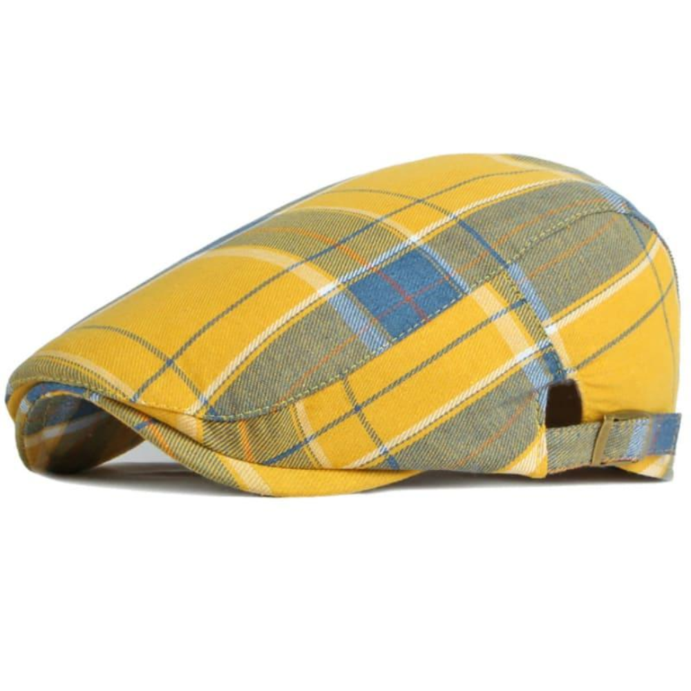 Stirling Tartan Cotton Flat Cap