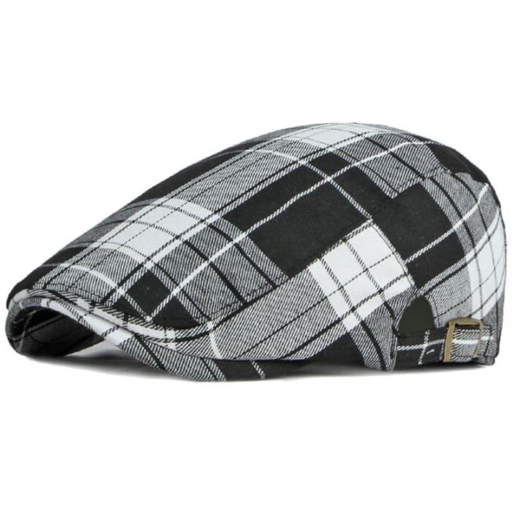 Stirling Tartan Cotton Flat Cap