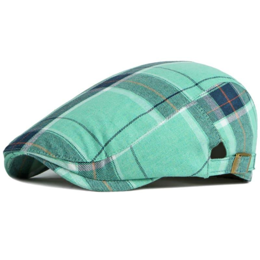 Stirling Tartan Cotton Flat Cap