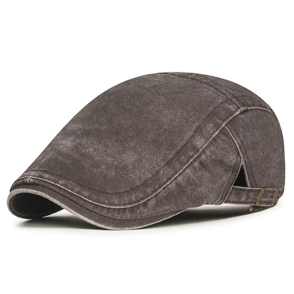 Ashford Washed Cotton Flat Cap