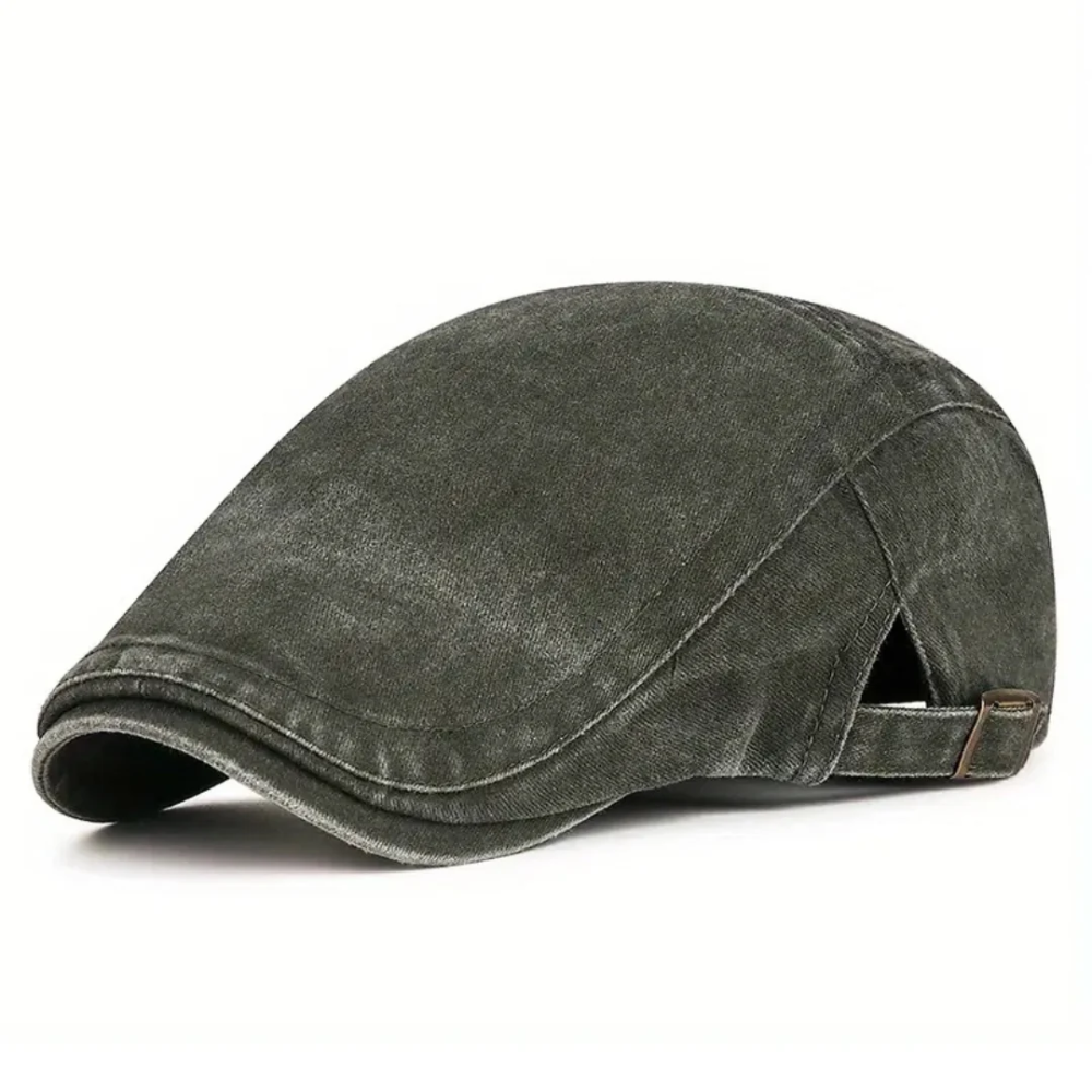 Ashford Washed Cotton Flat Cap