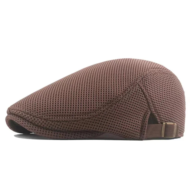 Brighton Mesh Flat Cap