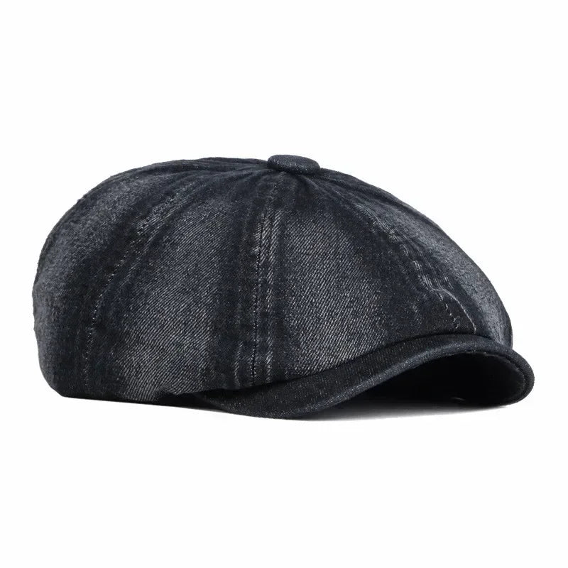 Ripon Denim Newsboy Cap