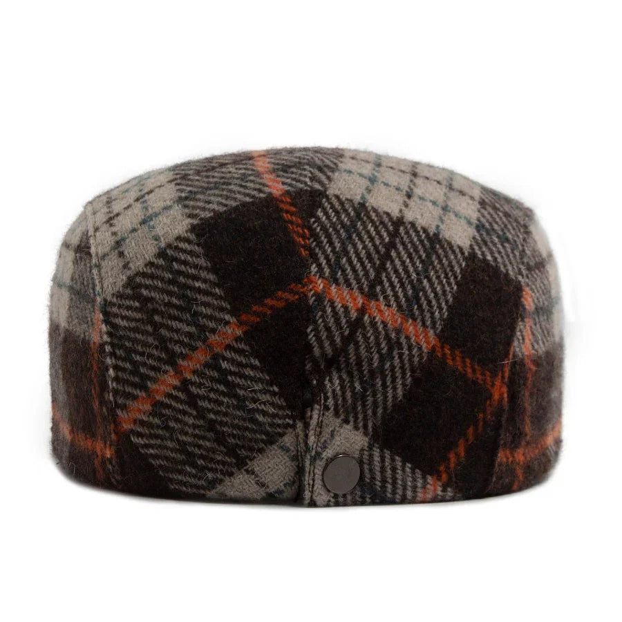 Buckingham Wool Flat Cap