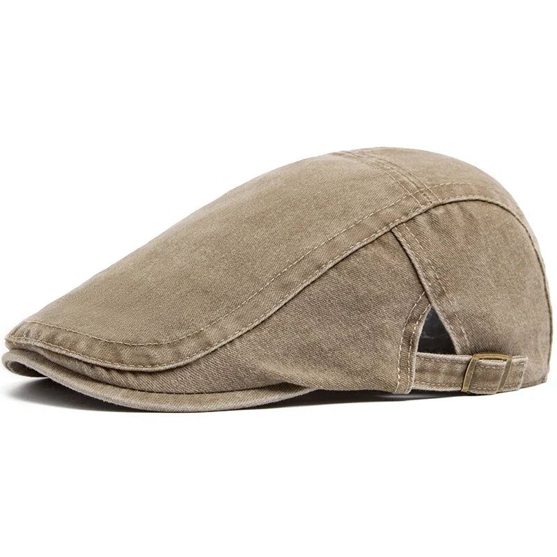 Camden Denim Flat Cap