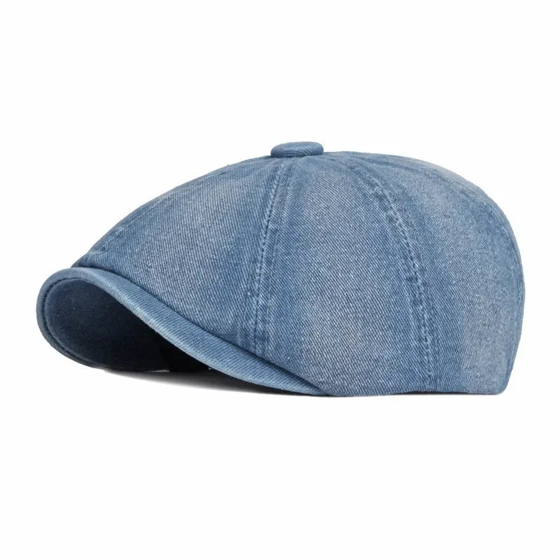 Ripon Denim Newsboy Cap