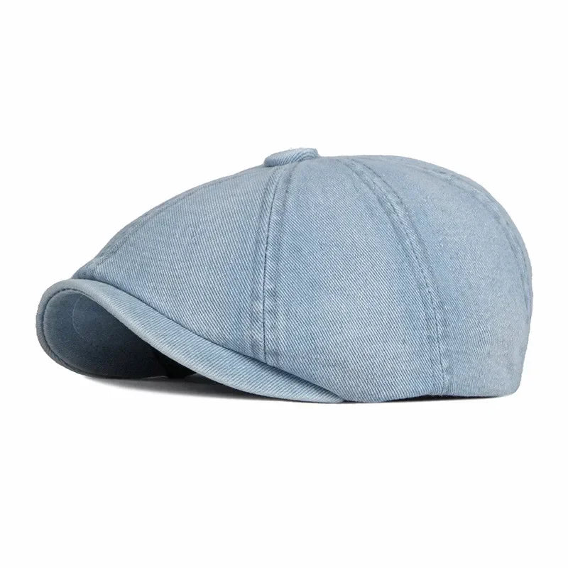 Ripon Denim Newsboy Cap