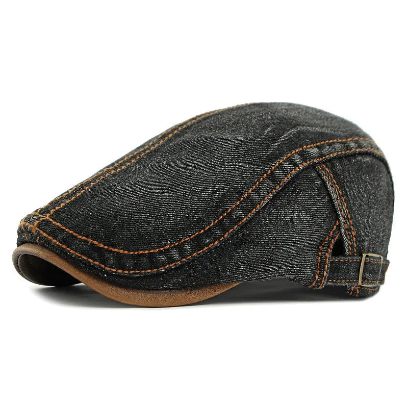 Ascot Denim Flat Cap