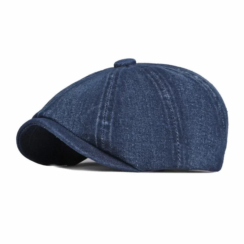 Ripon Denim Newsboy Cap