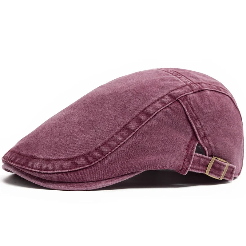 Camden Denim Flat Cap