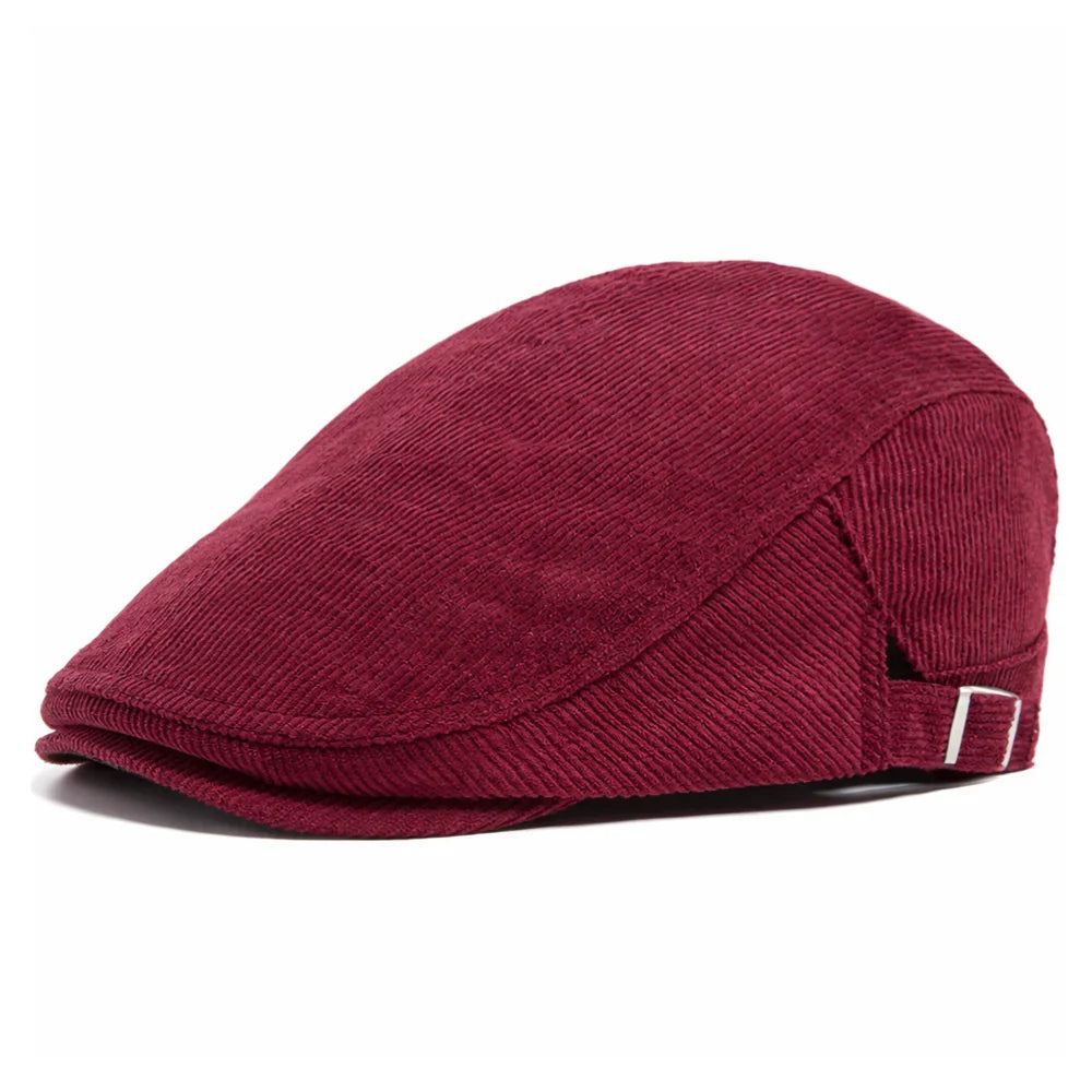 Lincoln Corduroy Flat Cap