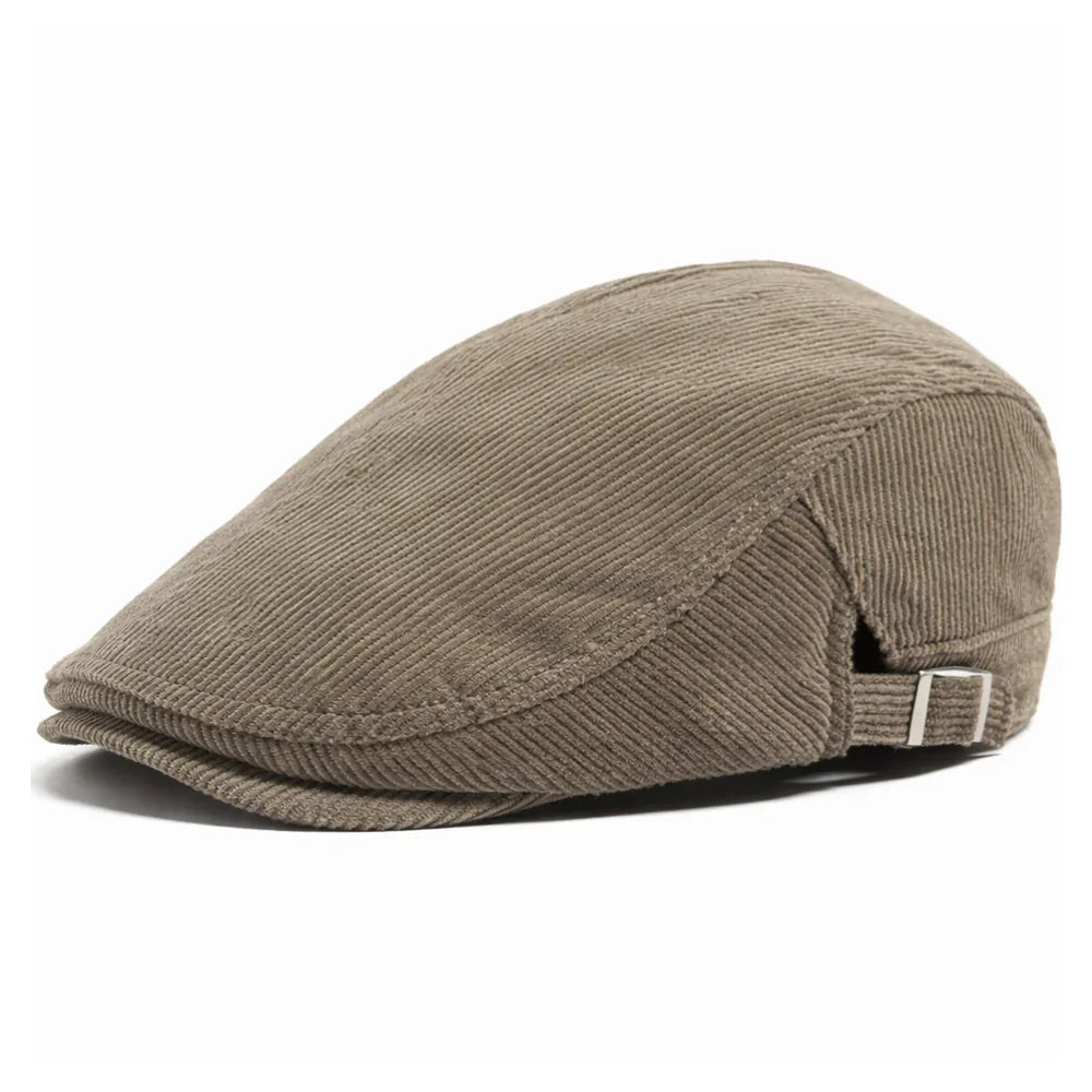 Lincoln Corduroy Flat Cap